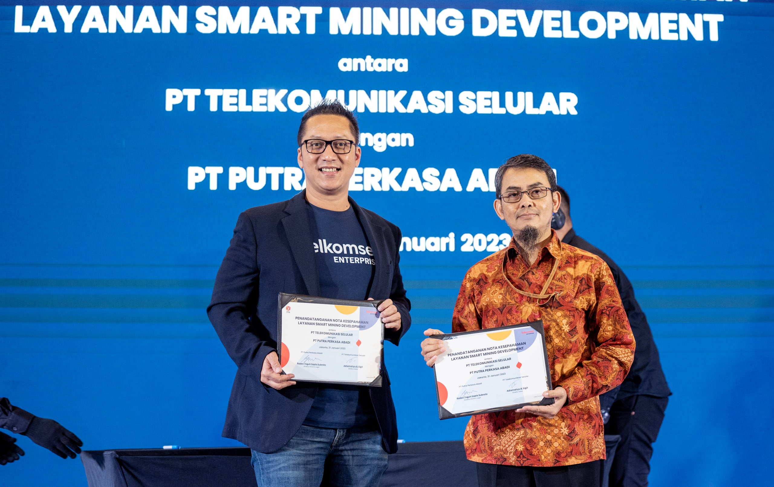 PT Putra Perkasa Abadi Becomes the First in Indonesia's Mining Sector to Apply the Telkomsel Private Network